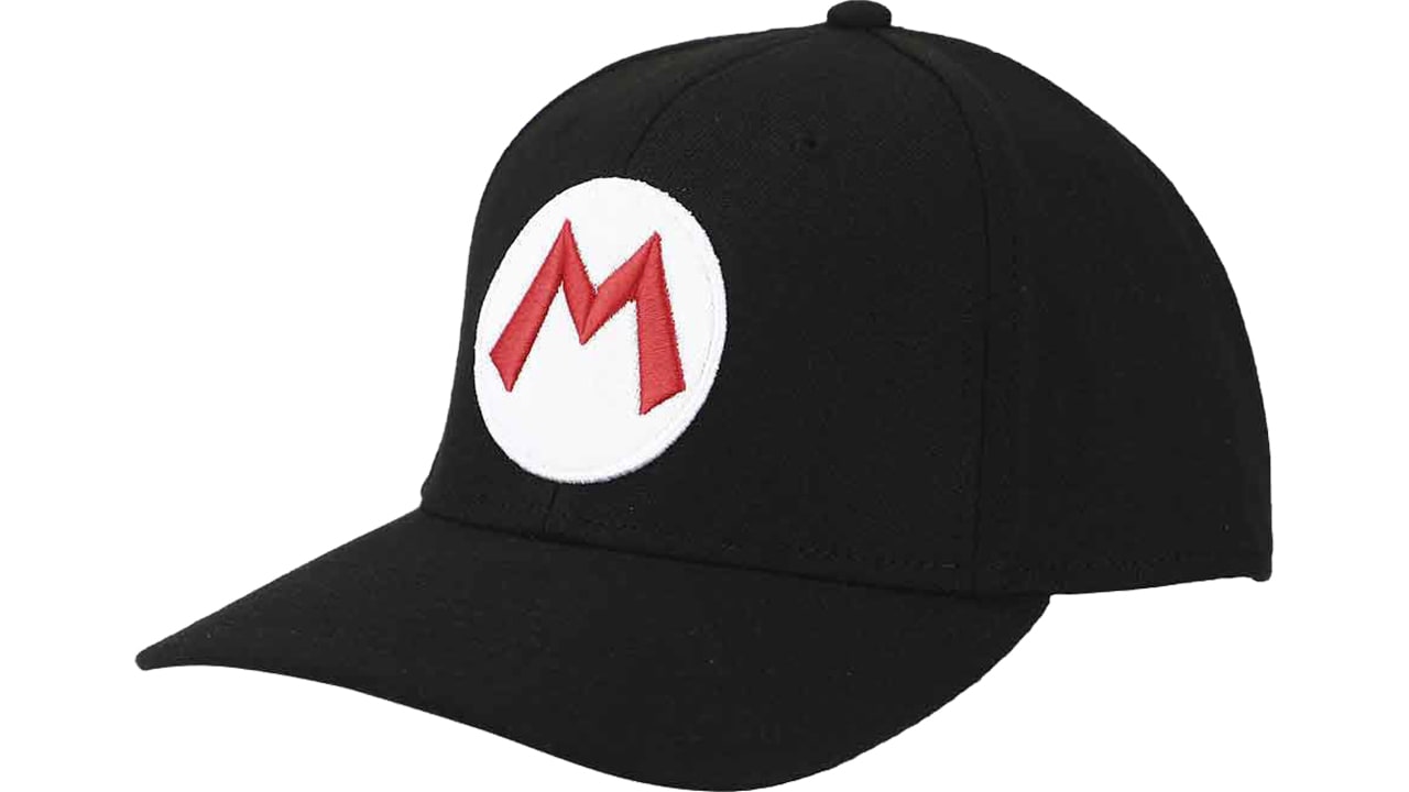 Super Mario Black Baseball Hat Nintendo Official Site